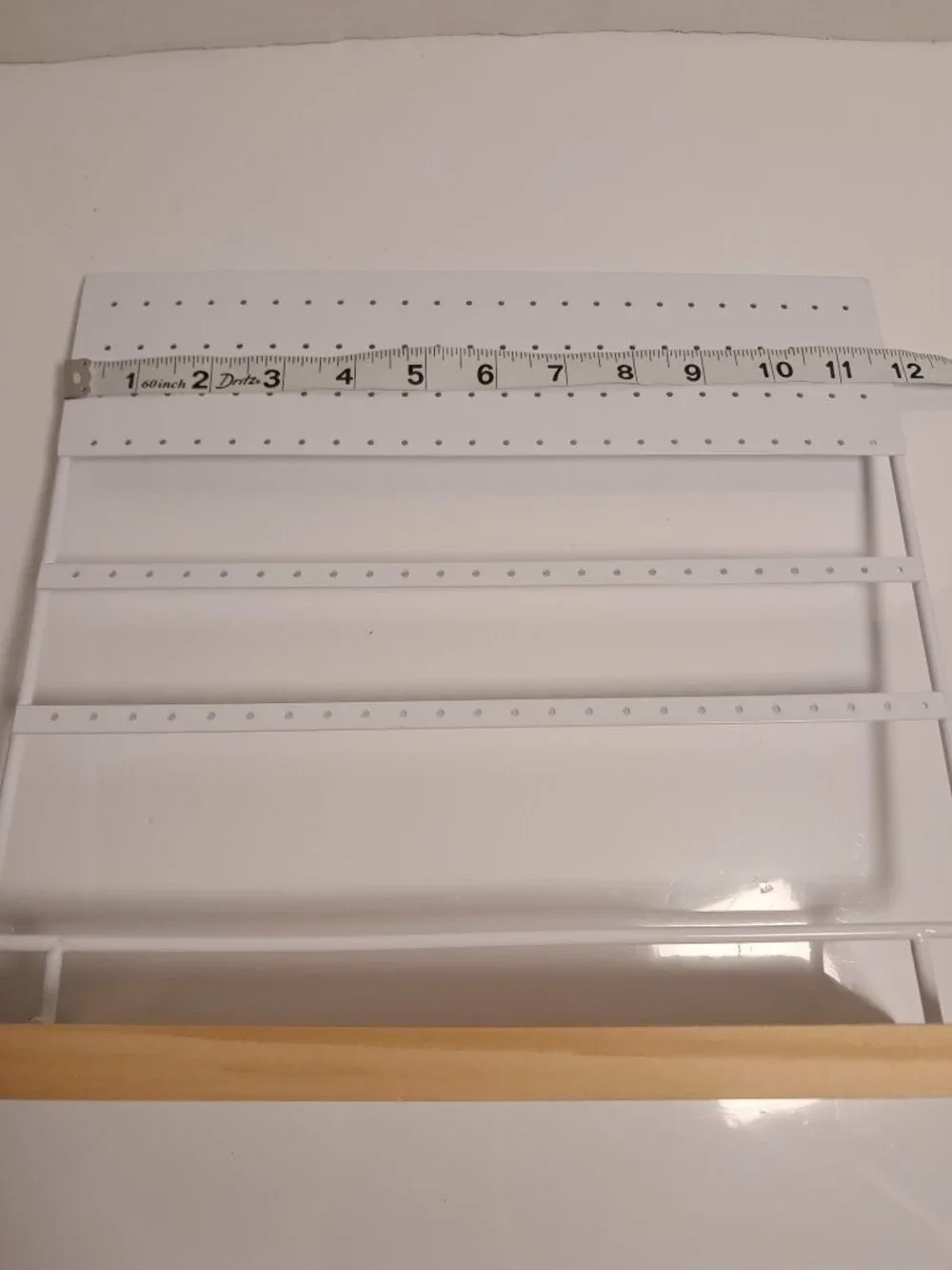 144 Hole Earring Organizer Stand with Wooden Tray